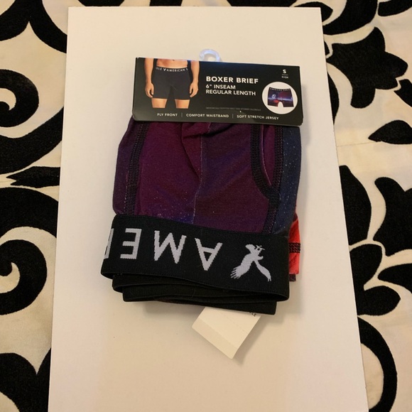 American Eagle boxer brief . Fly front , jersey , 6” inseam , regular length SM - Picture 5 of 5